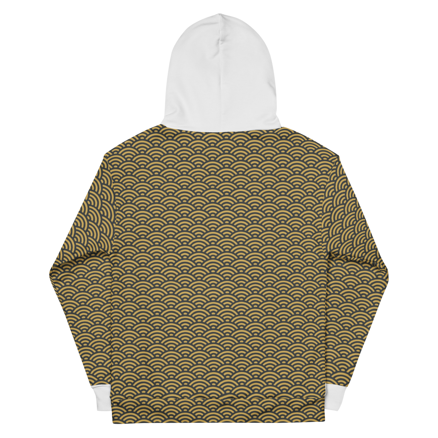 Samurai Seigaiha Hoodie - Oni Threads