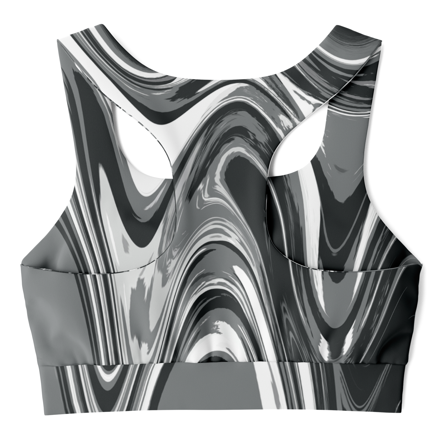 Suminagashi “Iron Smoke” Padded Sports Bra