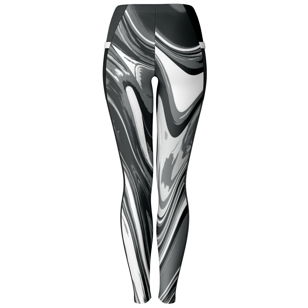 Suminagashi “Iron Smoke” Leggings