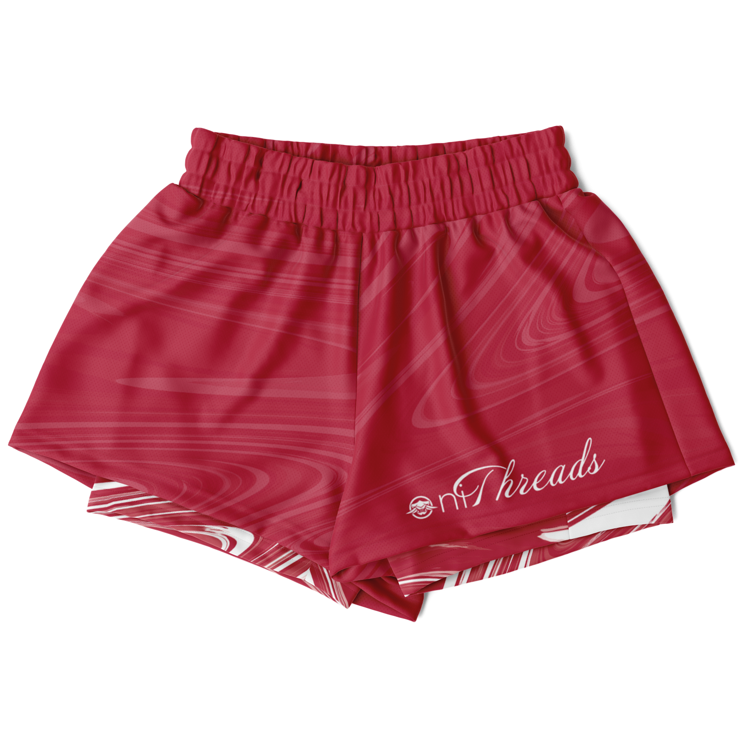 Suminagashi “Crimson Spirit” 2-in-1 Shorts - Oni Threads