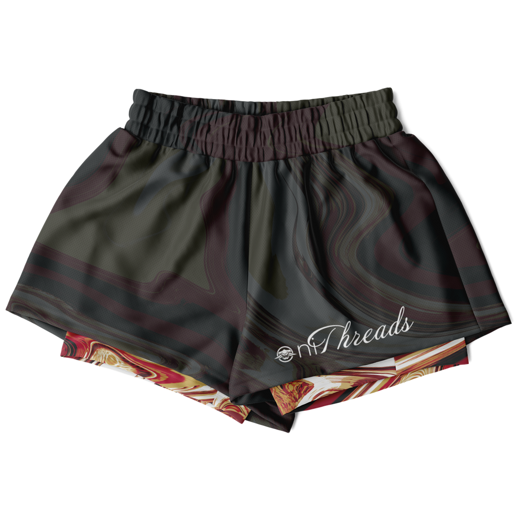 Suminagashi “Imperial Ink” 2-in-1 Shorts