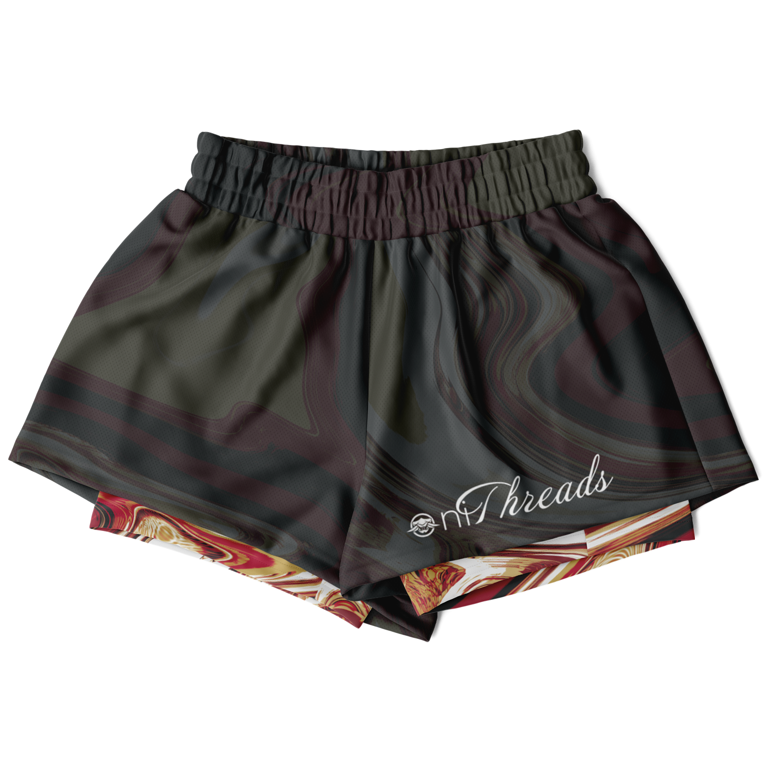 Suminagashi “Imperial Ink” 2-in-1 Shorts