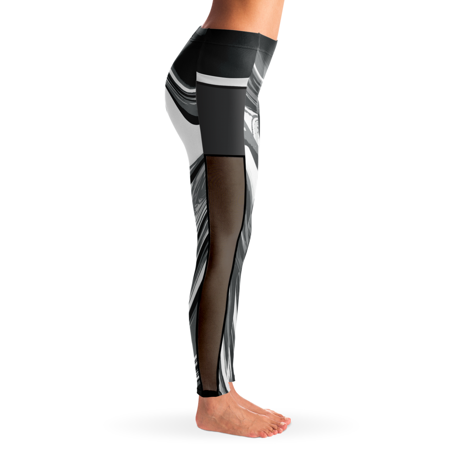 Suminagashi “Iron Smoke” Leggings