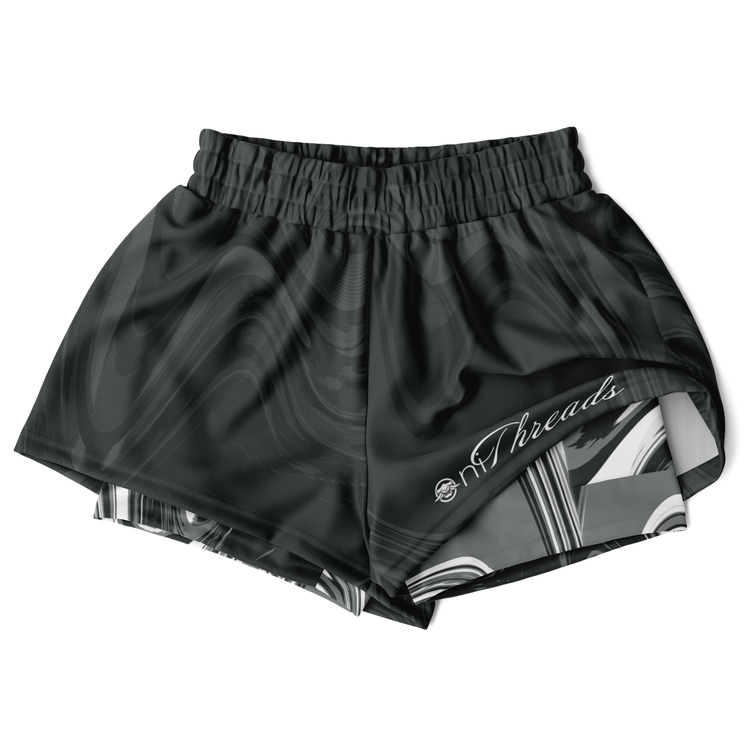 Suminagashi “Iron Smoke” 2-in-1 Shorts - Oni Threads