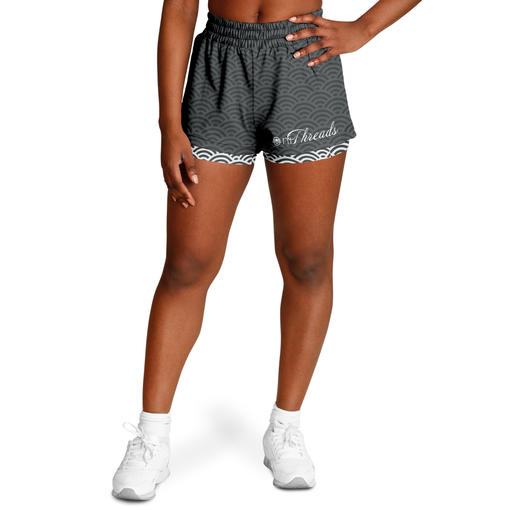 Seigaiha “Mist & Foam” 2-in-1 Shorts