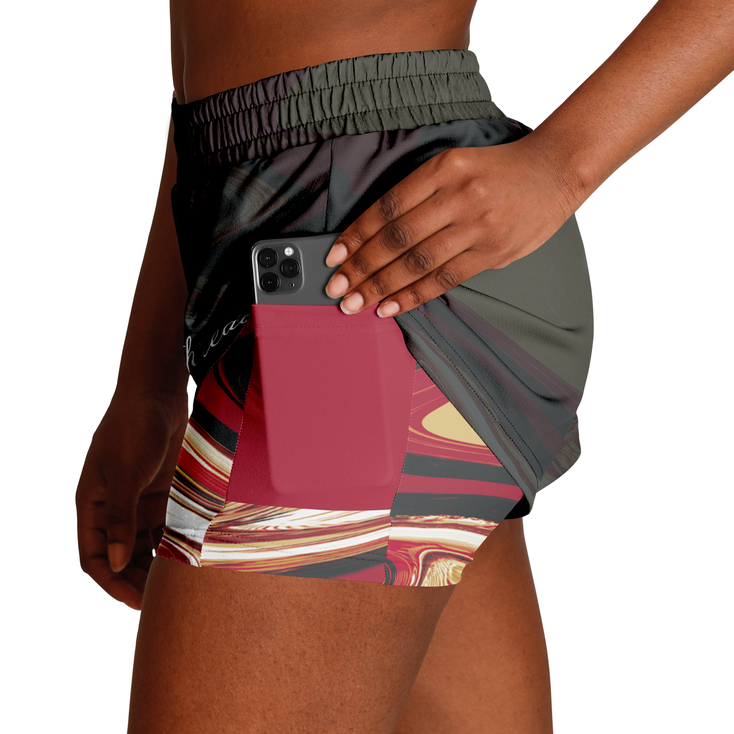 Suminagashi “Imperial Ink” 2-in-1 Shorts