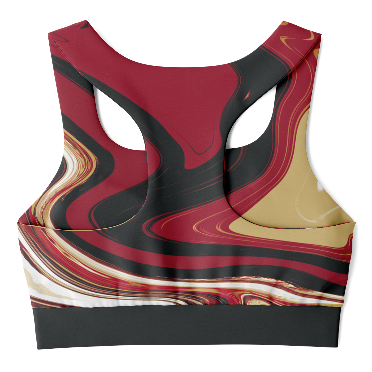 Suminagashi “Imperial Ink” Padded Sports Bra