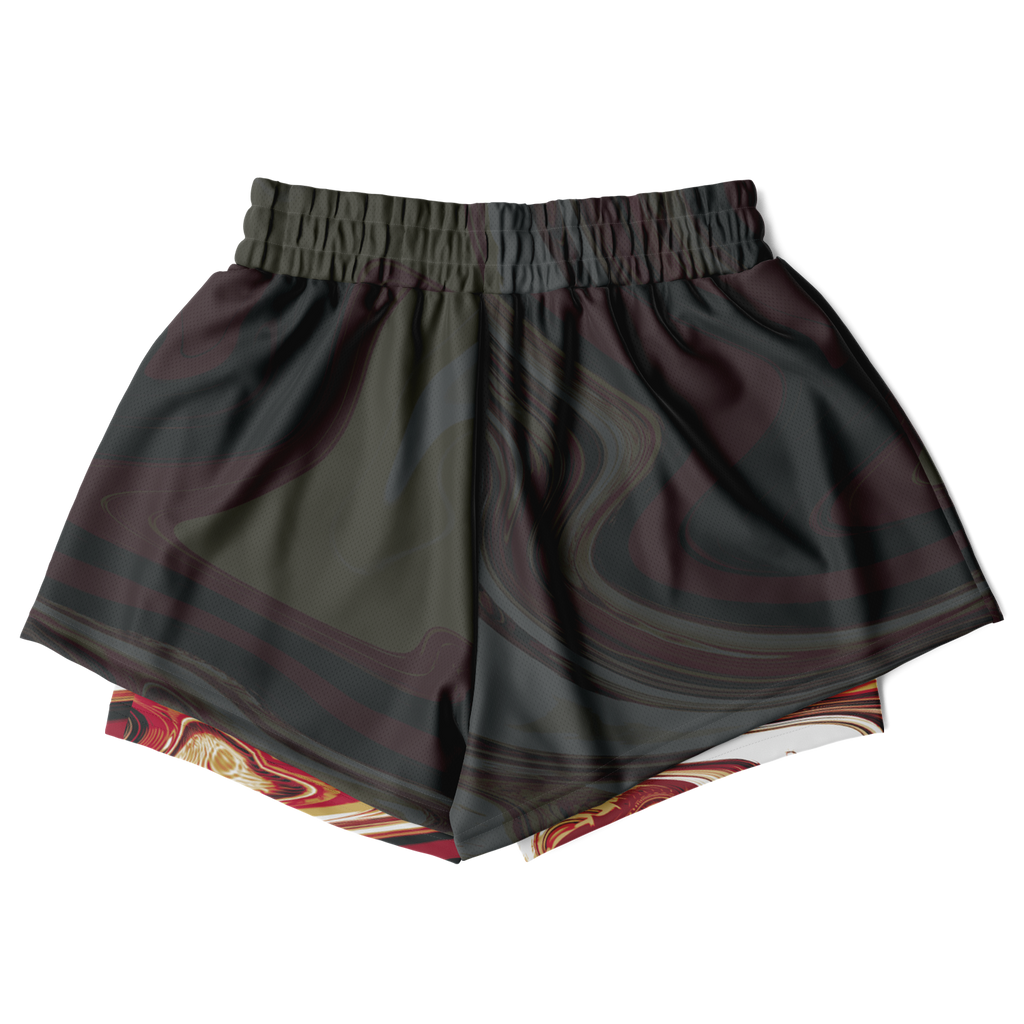 Suminagashi “Imperial Ink” 2-in-1 Shorts