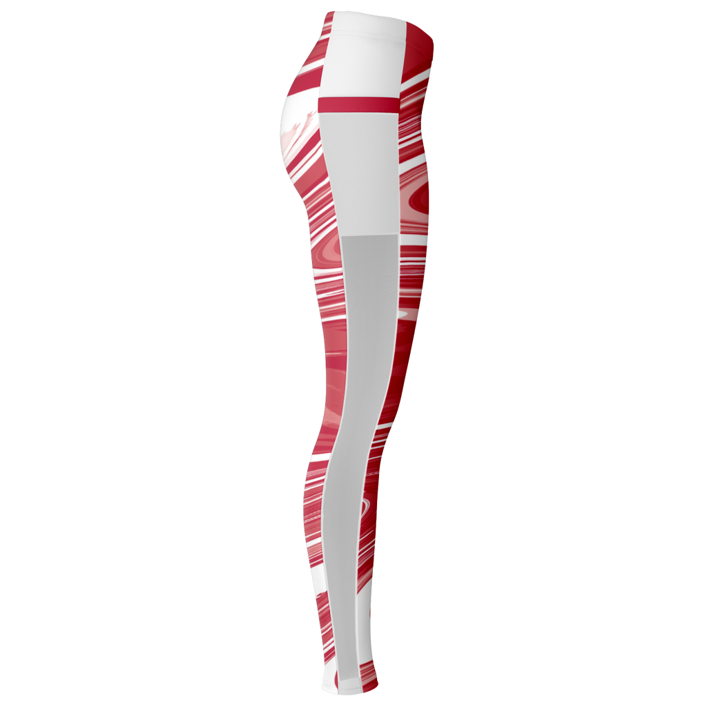Suminagashi “Crimson Spirit” Leggings