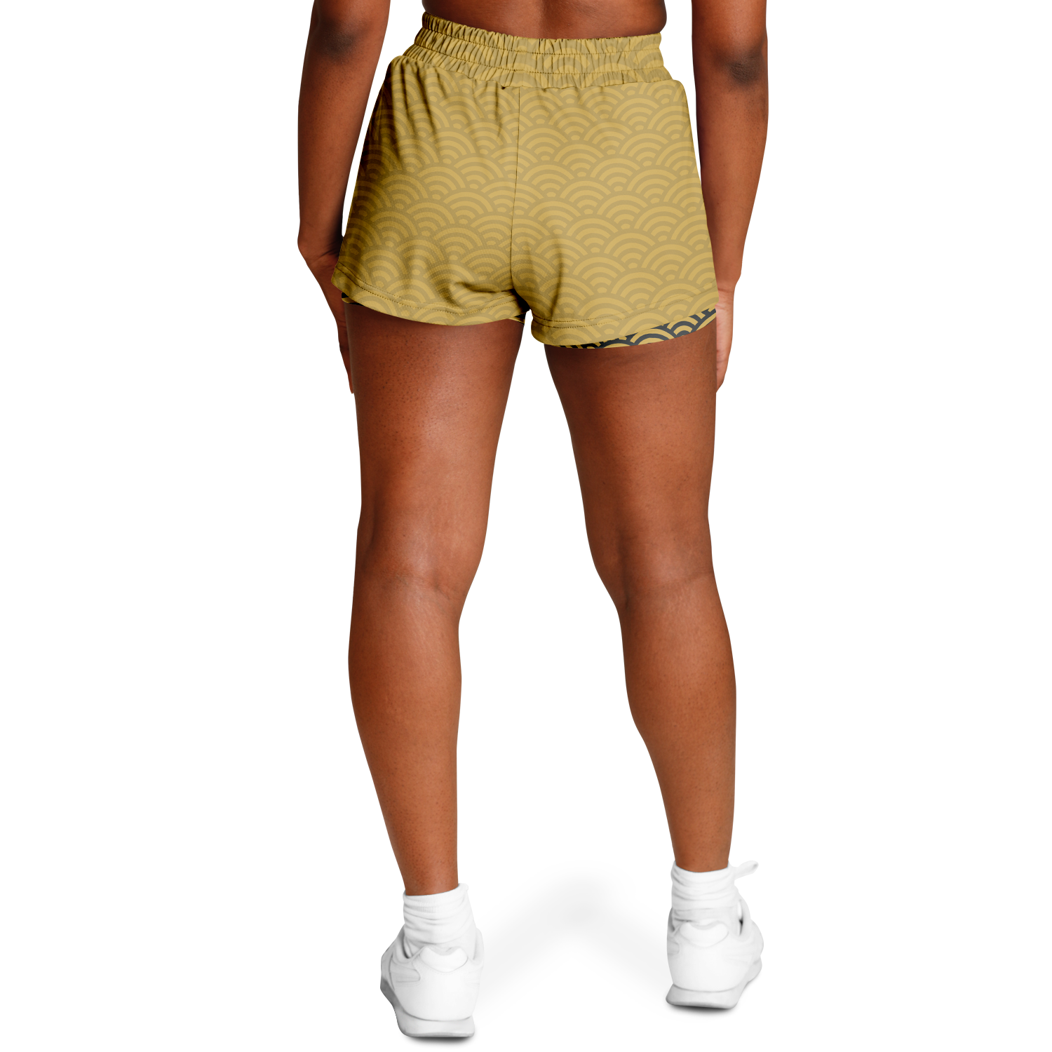 Seigaiha “Gilded Tide” 2-in-1 Shorts - Oni Threads