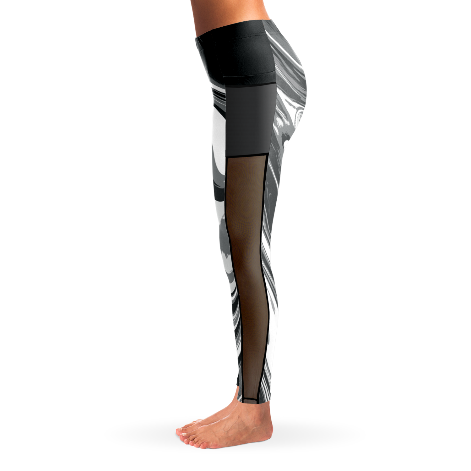 Suminagashi “Iron Smoke” Leggings