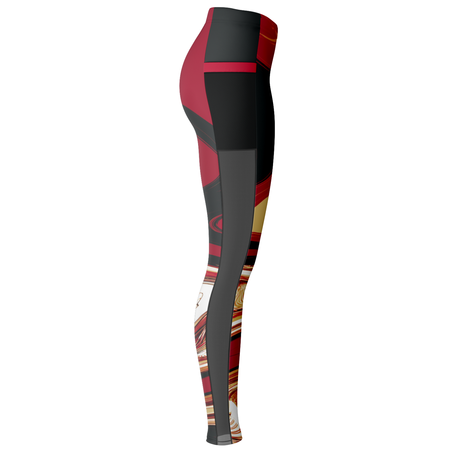 Samurai Suminagashi Mesh Pocket Legging