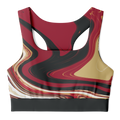Suminagashi “Imperial Ink” Padded Sports Bra - Oni Threads