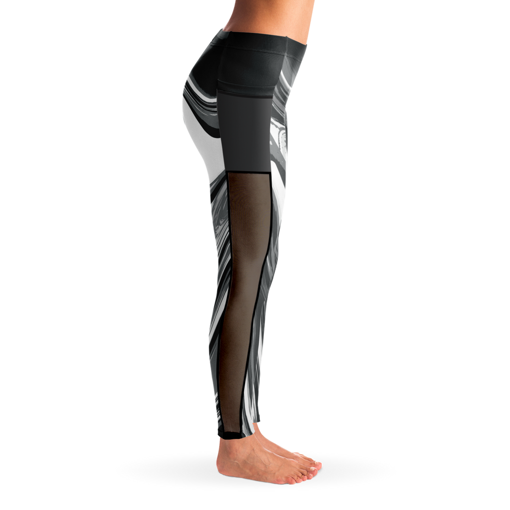 Suminagashi “Iron Smoke” Leggings