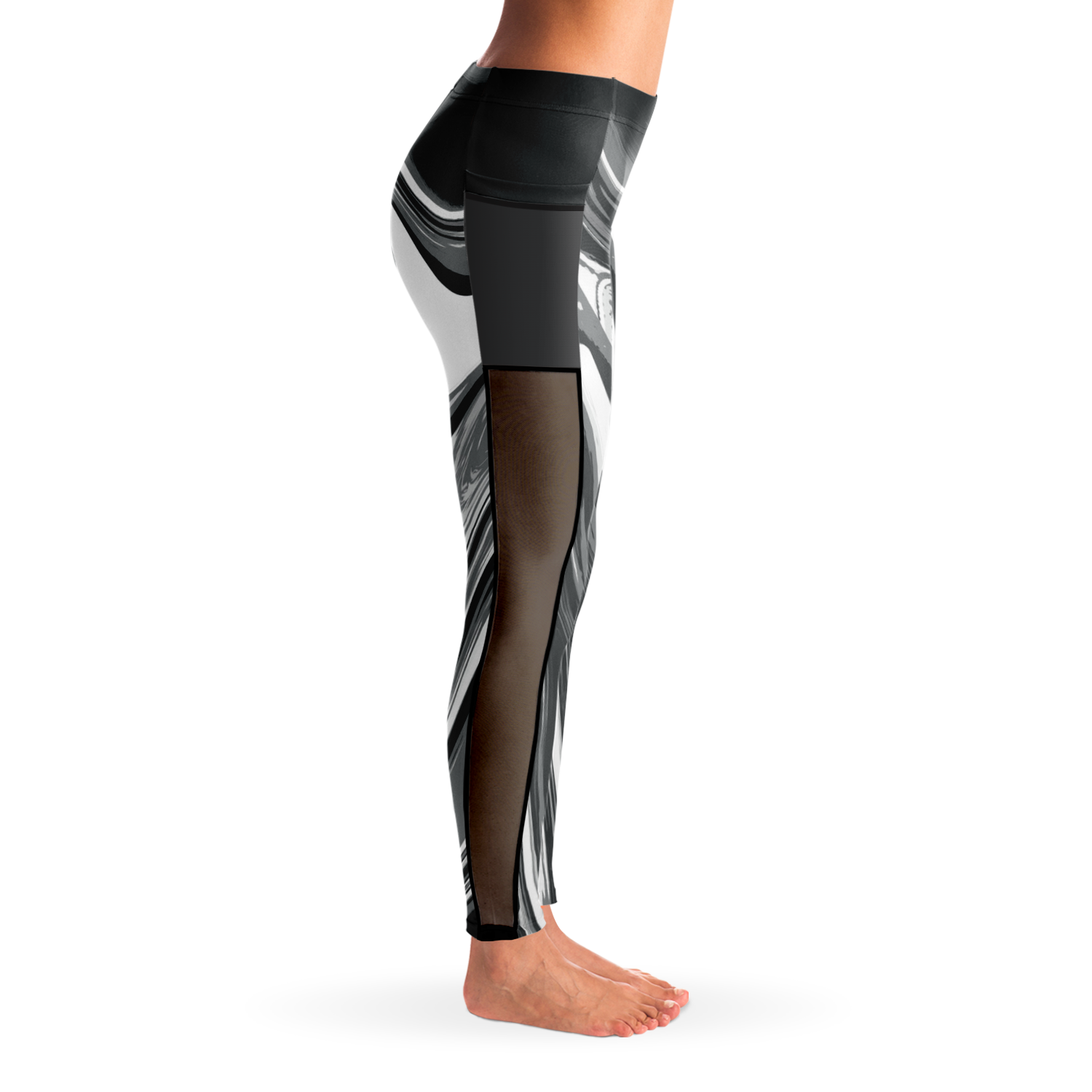 Suminagashi “Iron Smoke” Leggings