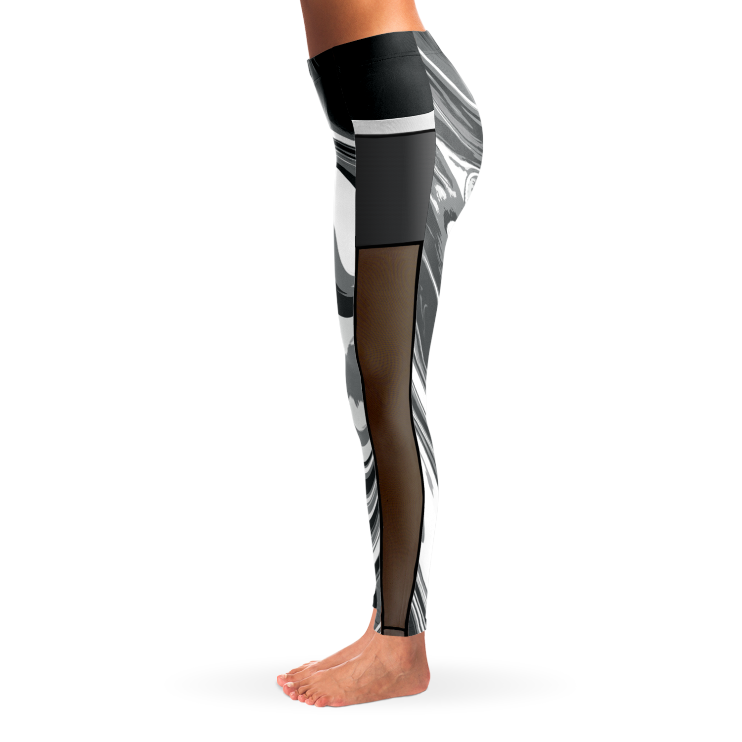 Suminagashi “Iron Smoke” Leggings