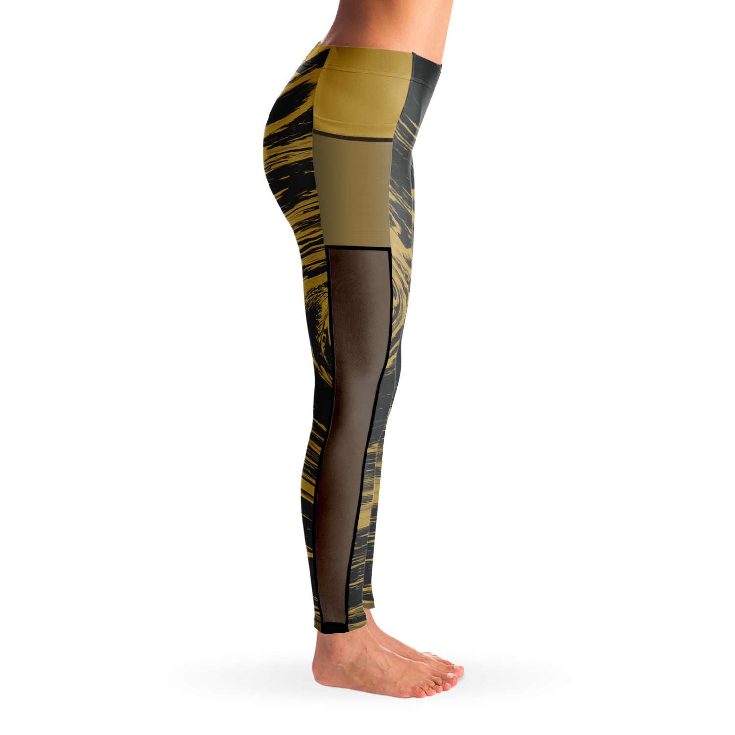 Suminagashi “Gilded Abyss” Leggings