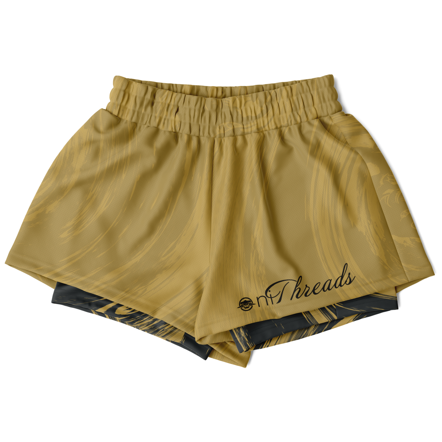Suminagashi “Gilded Abyss” 2-in-1 Shorts - Oni Threads