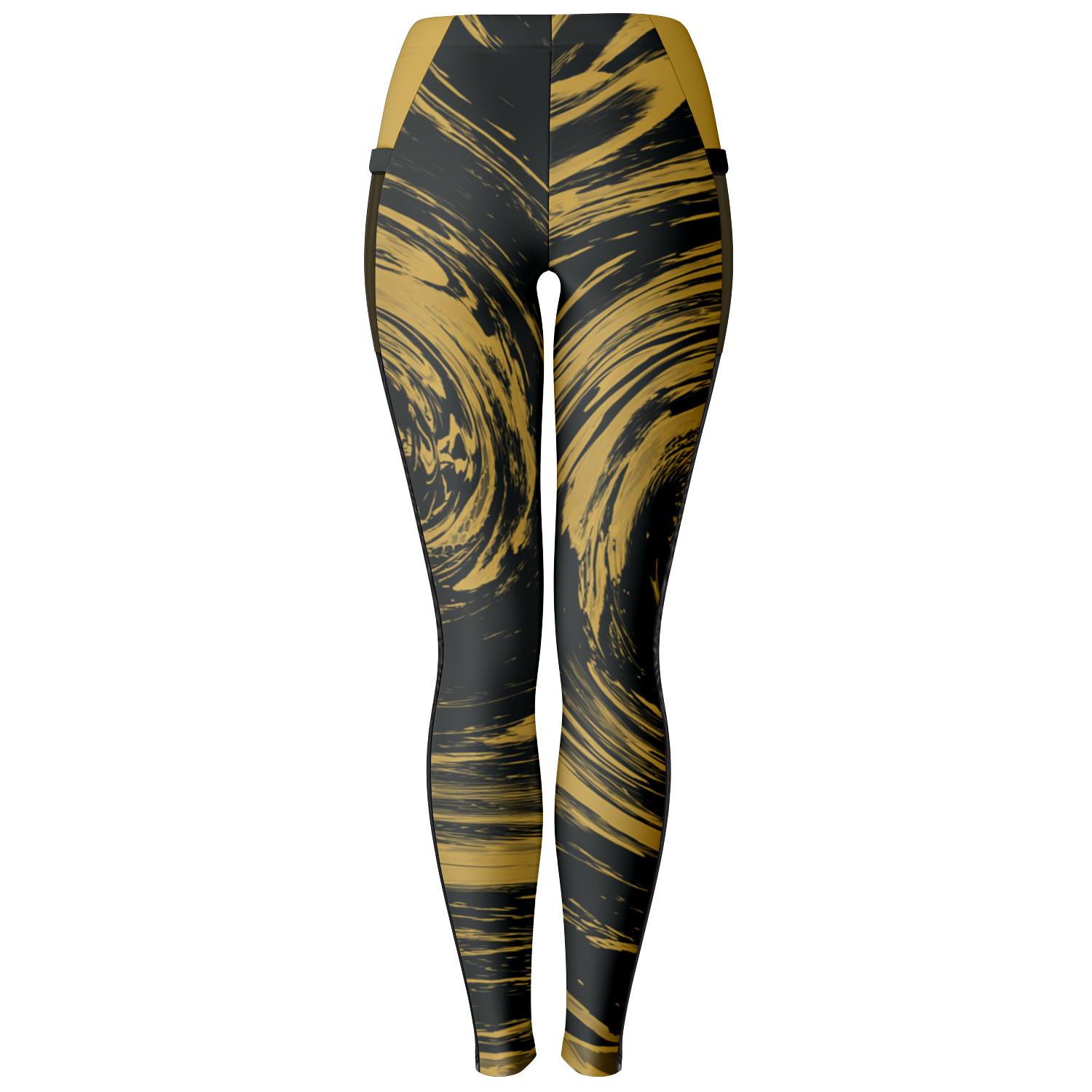 Seigaiha “Gilded Tide” Leggings
