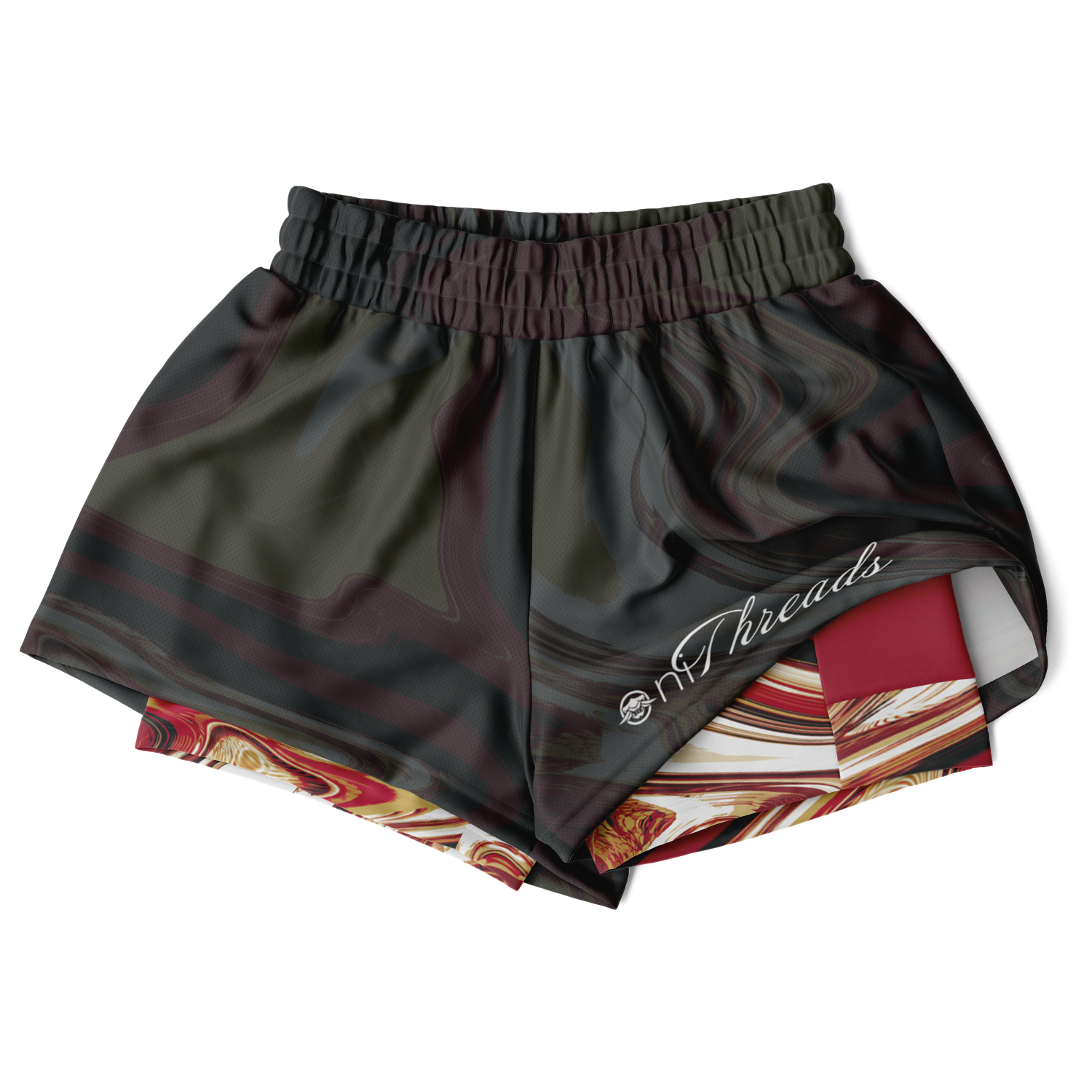 Suminagashi “Imperial Ink” 2-in-1 Shorts