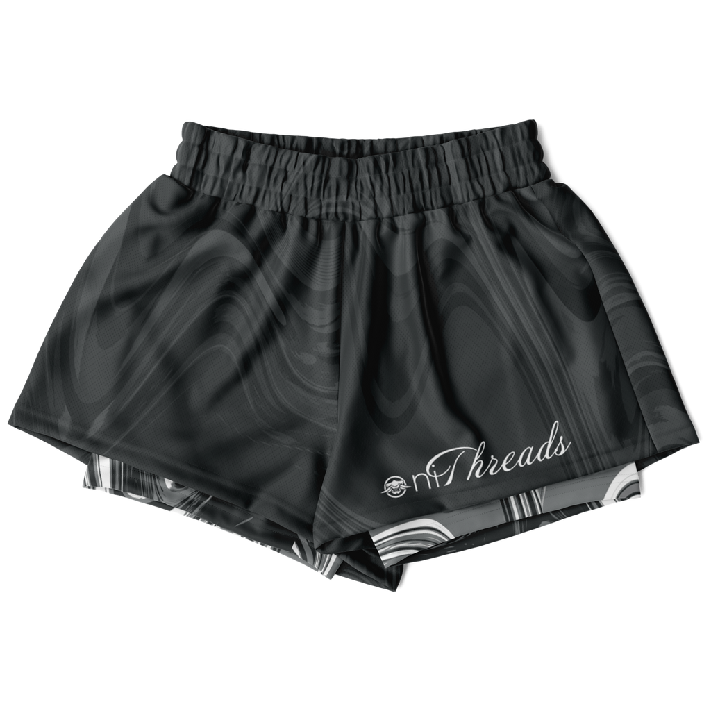 Suminagashi “Iron Smoke” 2-in-1 Shorts - Oni Threads