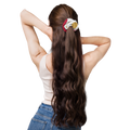 Recycled Samurai Suminagashi Scrunchie - Oni Threads
