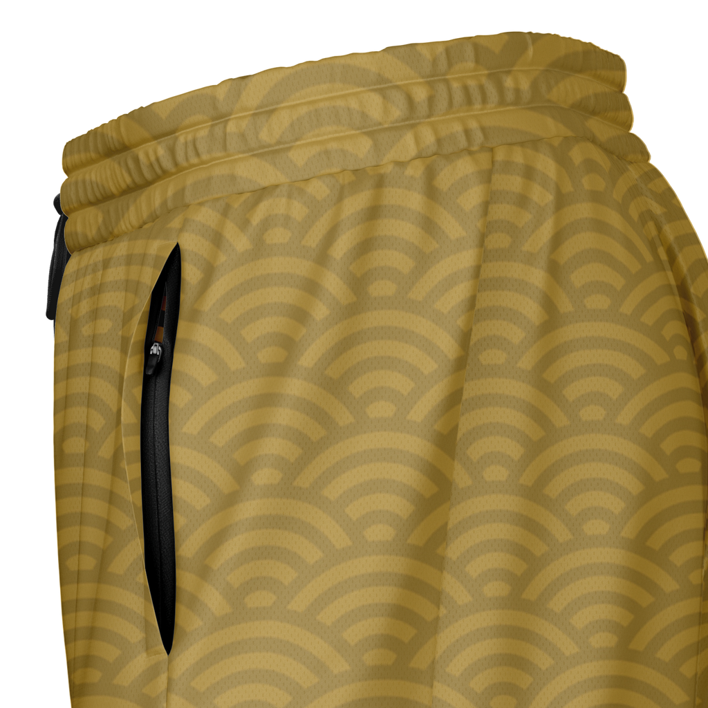 Men's Seigaiha Daimyo Tide 2-in-1 Shorts - AOP
