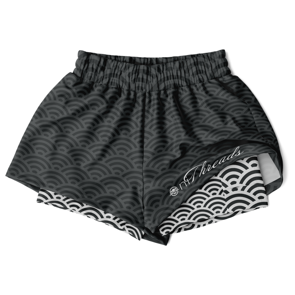 Seigaiha “Mist & Foam” 2-in-1 Shorts