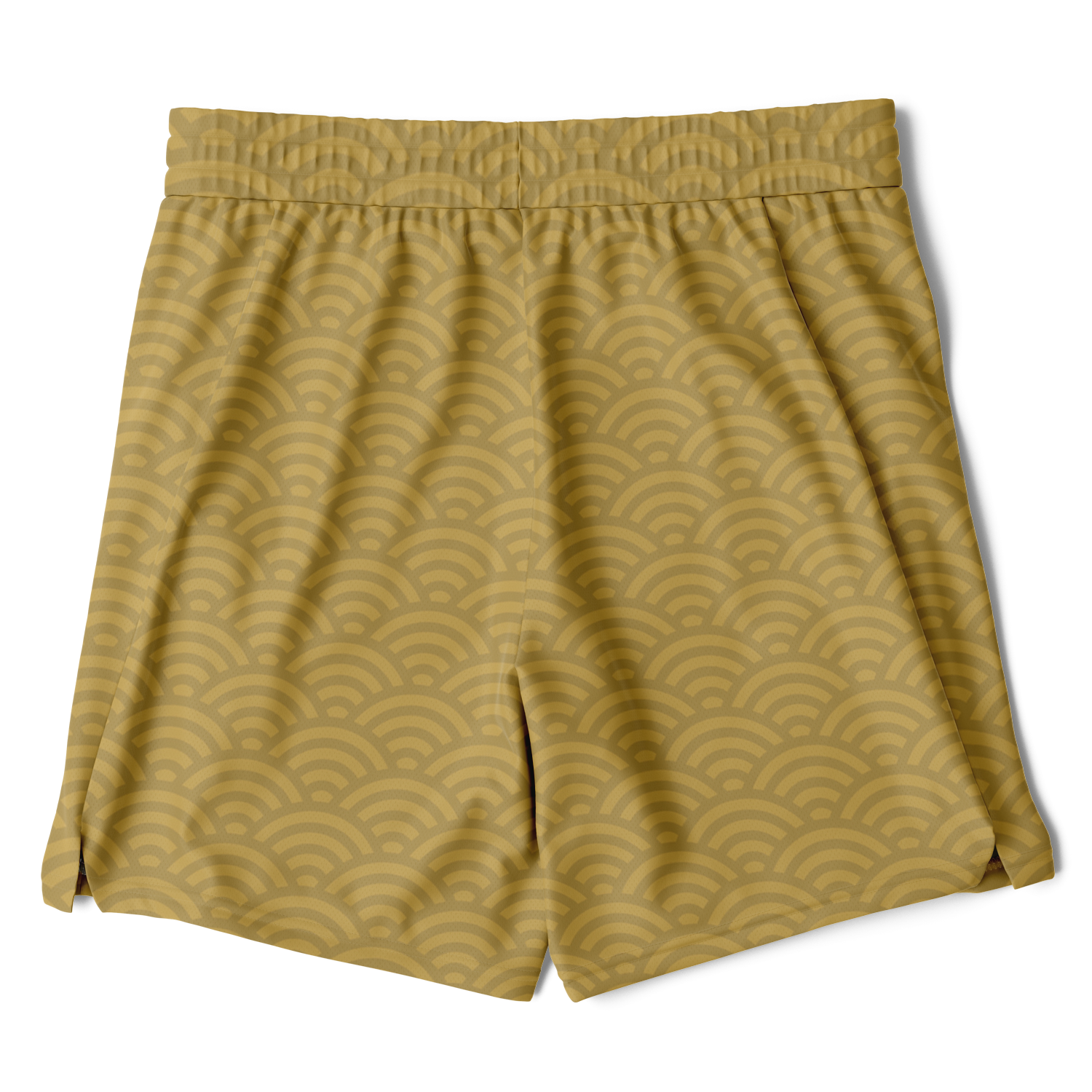 Men's Seigaiha Daimyo Tide 2-in-1 Shorts - AOP