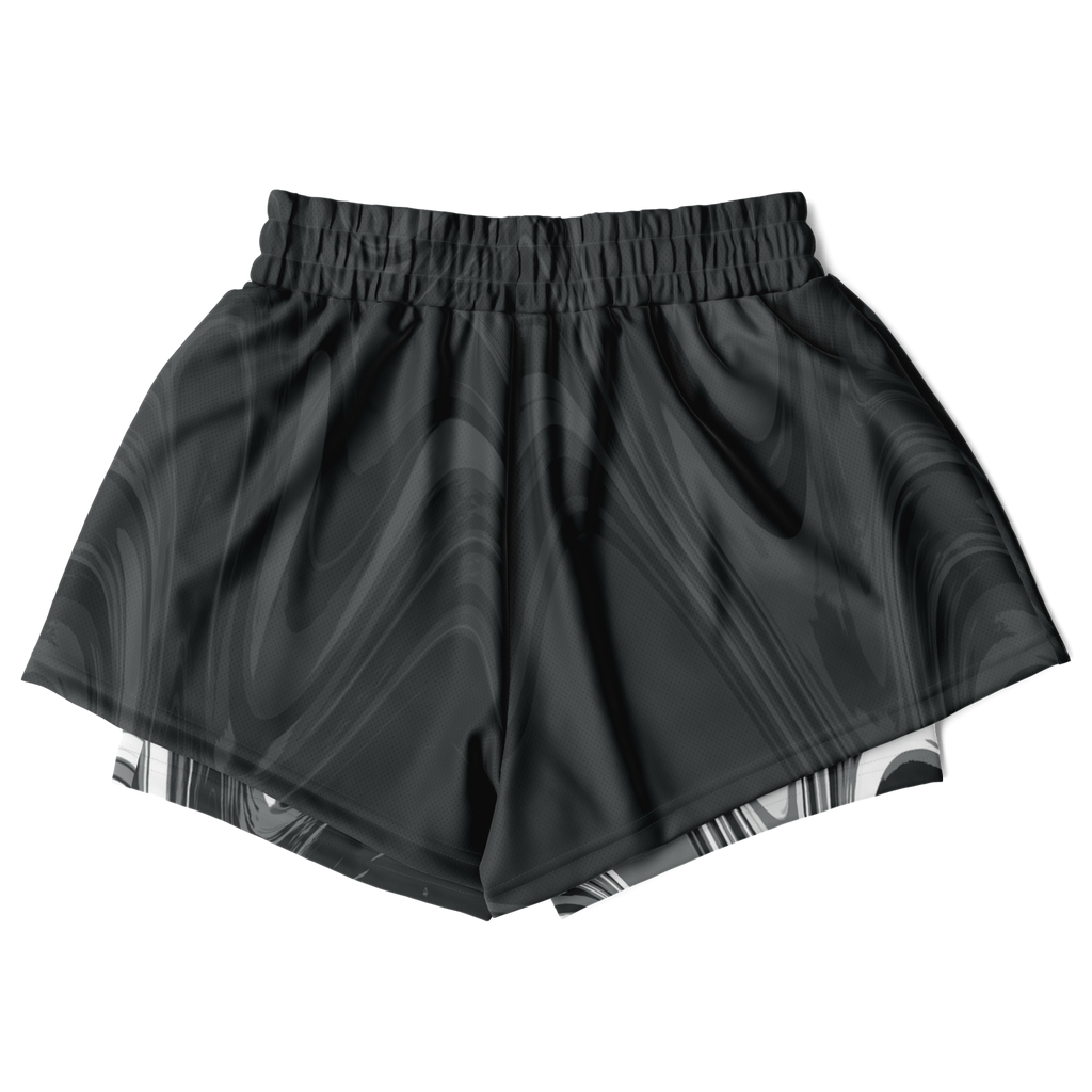 Suminagashi “Iron Smoke” 2-in-1 Shorts - Oni Threads