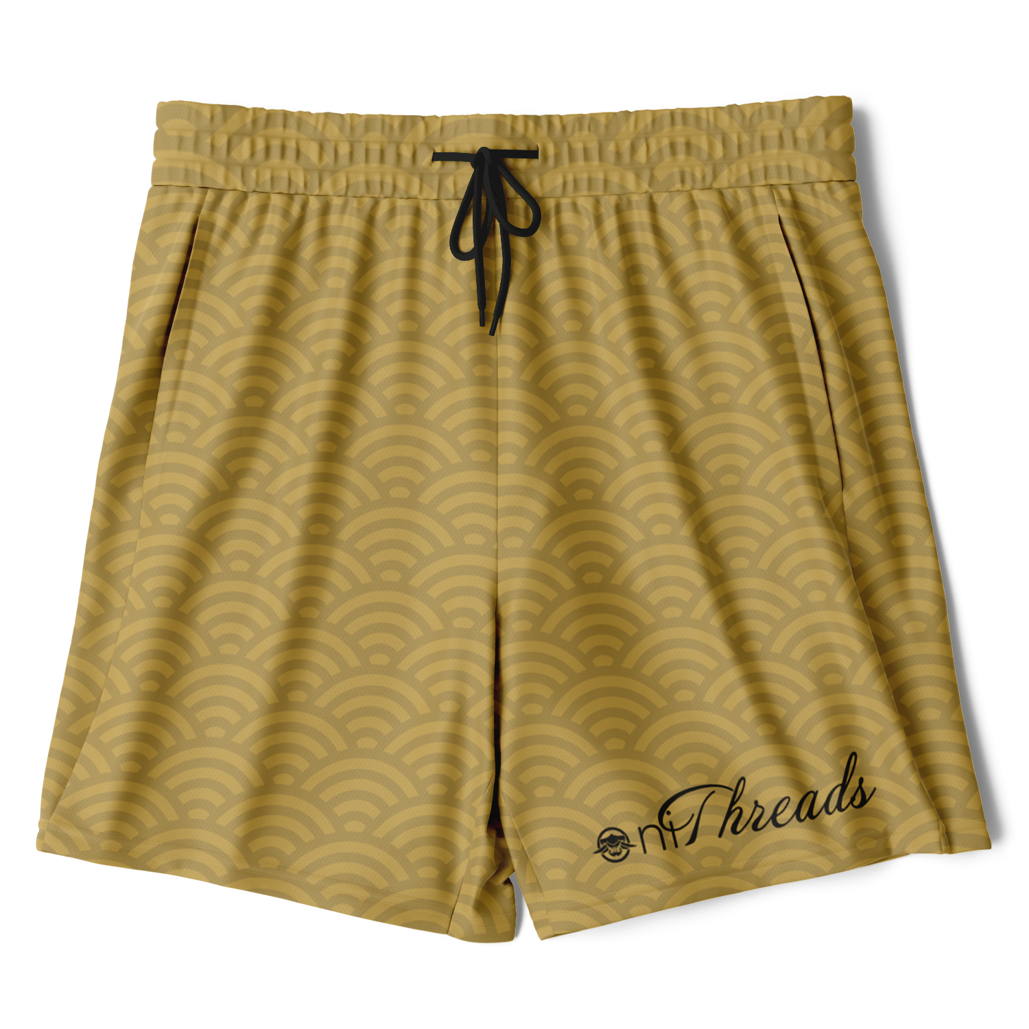 Men's Seigaiha Daimyo Tide 2-in-1 Shorts - AOP