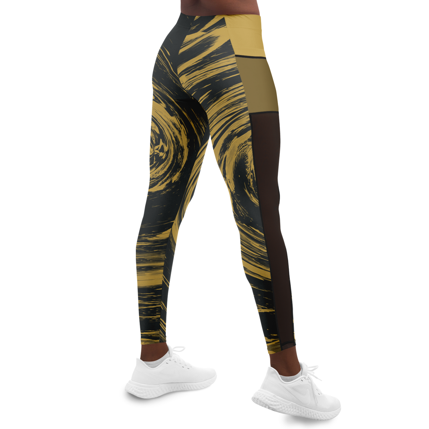 Suminagashi “Gilded Abyss” Leggings