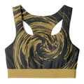 Suminagashi “Gilded Abyss” Padded Sports Bra - Oni Threads