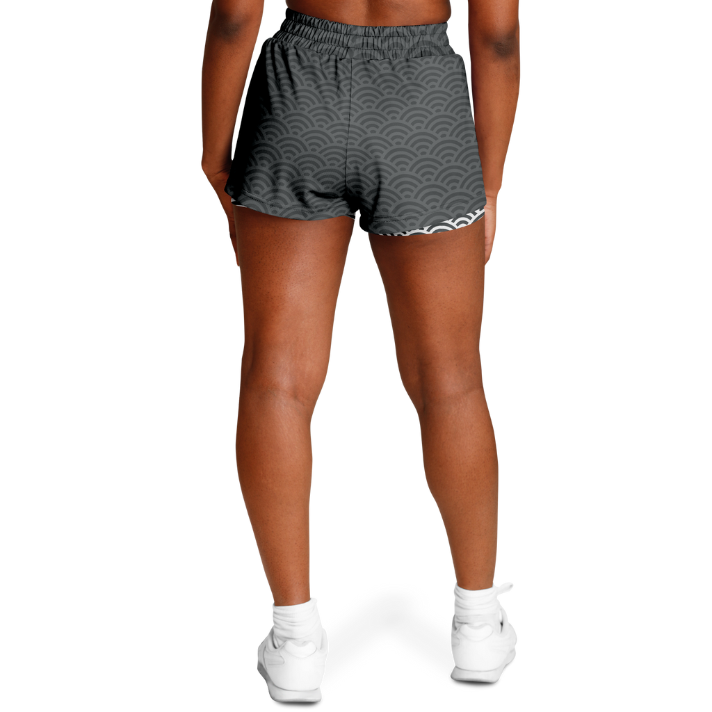 Seigaiha “Mist & Foam” 2-in-1 Shorts