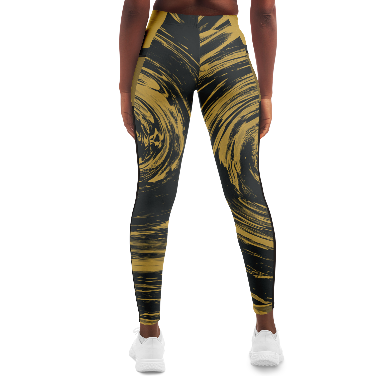 Suminagashi “Gilded Abyss” Leggings