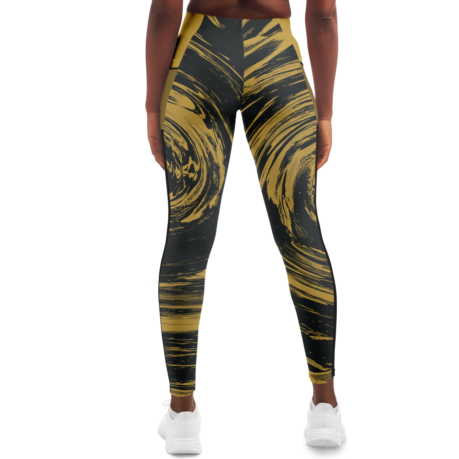 Suminagashi “Gilded Abyss” Leggings