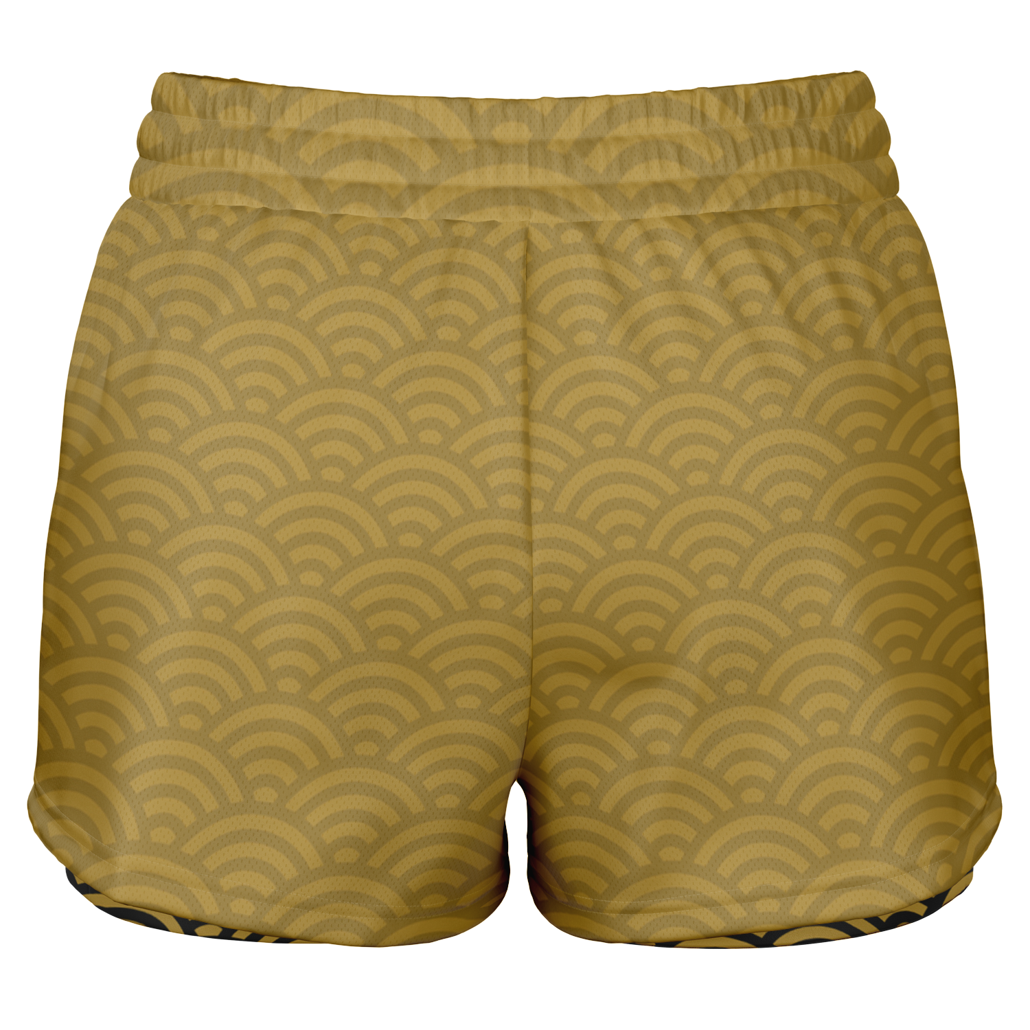 Seigaiha “Gilded Tide” 2-in-1 Shorts