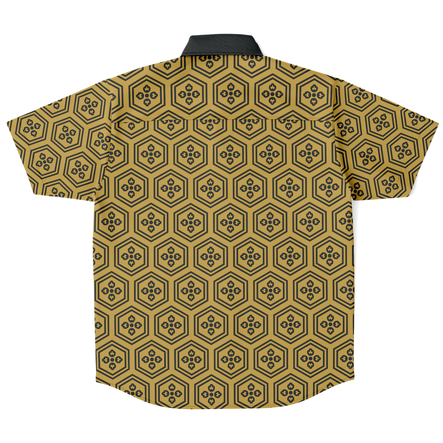 Gold Kikkou Button Down - Oni Threads