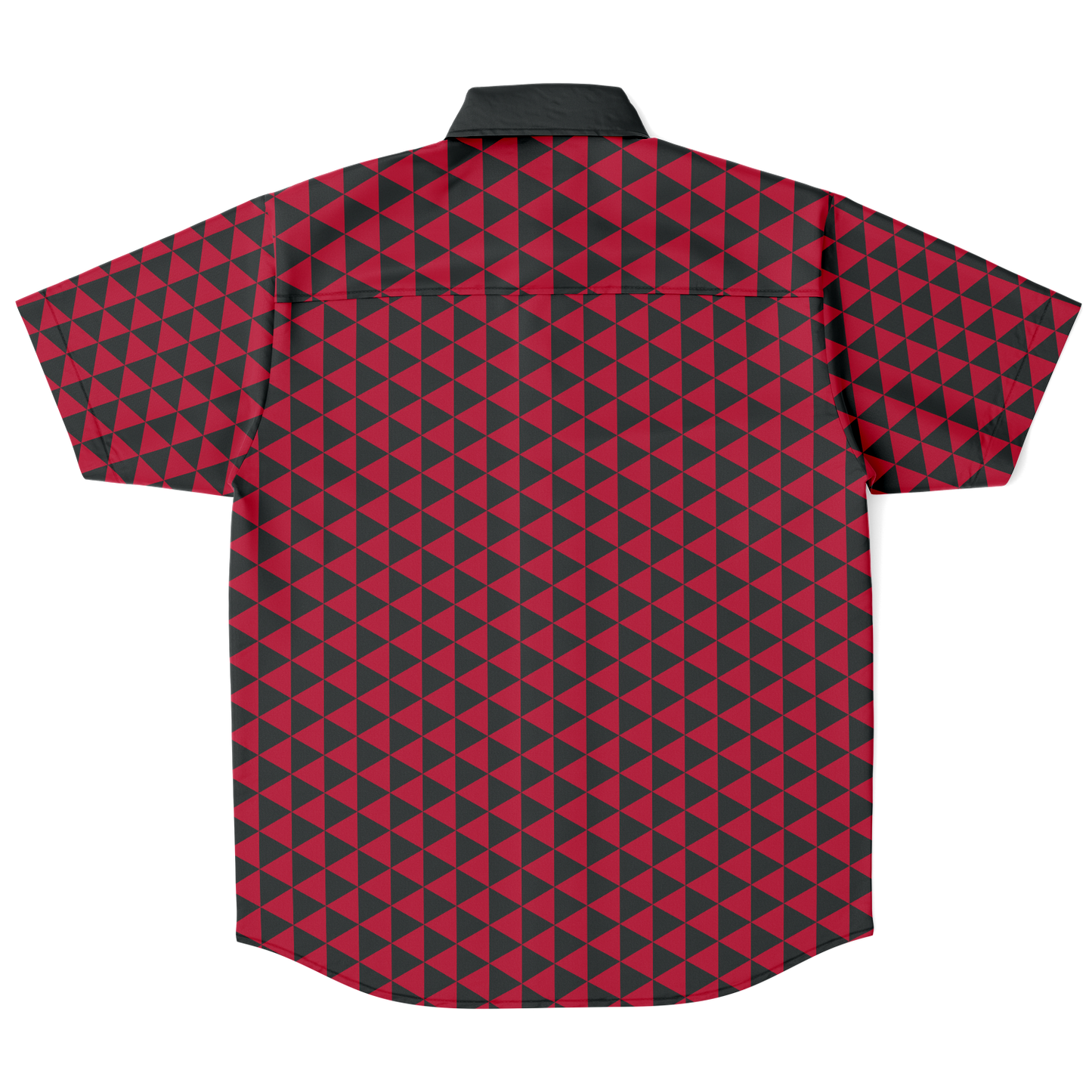 Red Uroko Button Down - Oni Threads