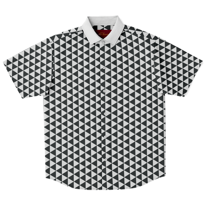White Uroko Button Down - Oni Threads
