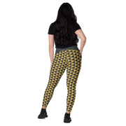 Gold Uroko Leggings with pockets