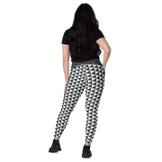 White Uroko Leggings with pockets
