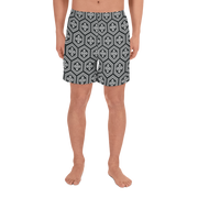 Charcoal Kikkou Men's Athletic Long Shorts