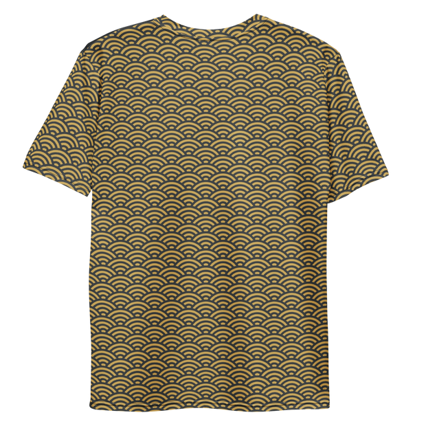 Orochi Gold Seigaiha Men's T-Shirt