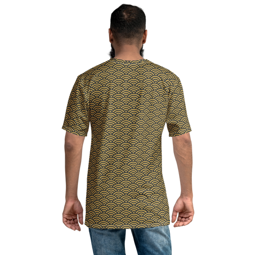 Seigaiha Samurai Men's T-Shirt - Oni Threads