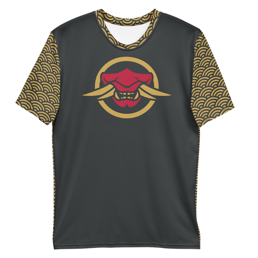 Orochi Gold Seigaiha Men's T-Shirt - Oni Threads