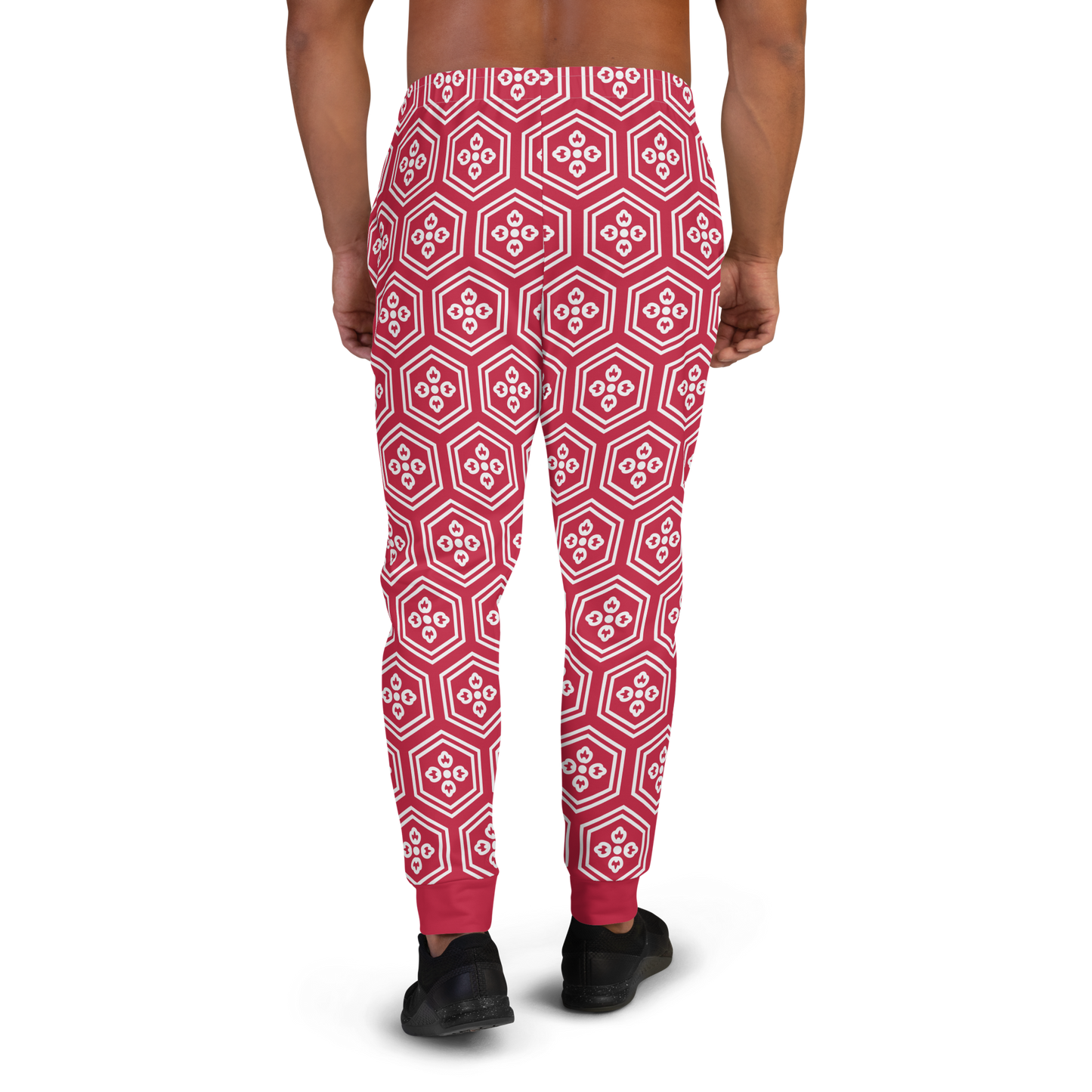 Red Kikkou Men's Joggers - Oni Threads