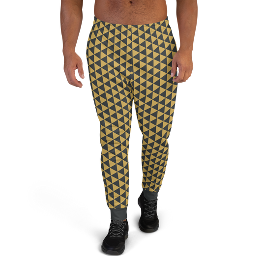 Gold Uroko Men's Joggers - Oni Threads