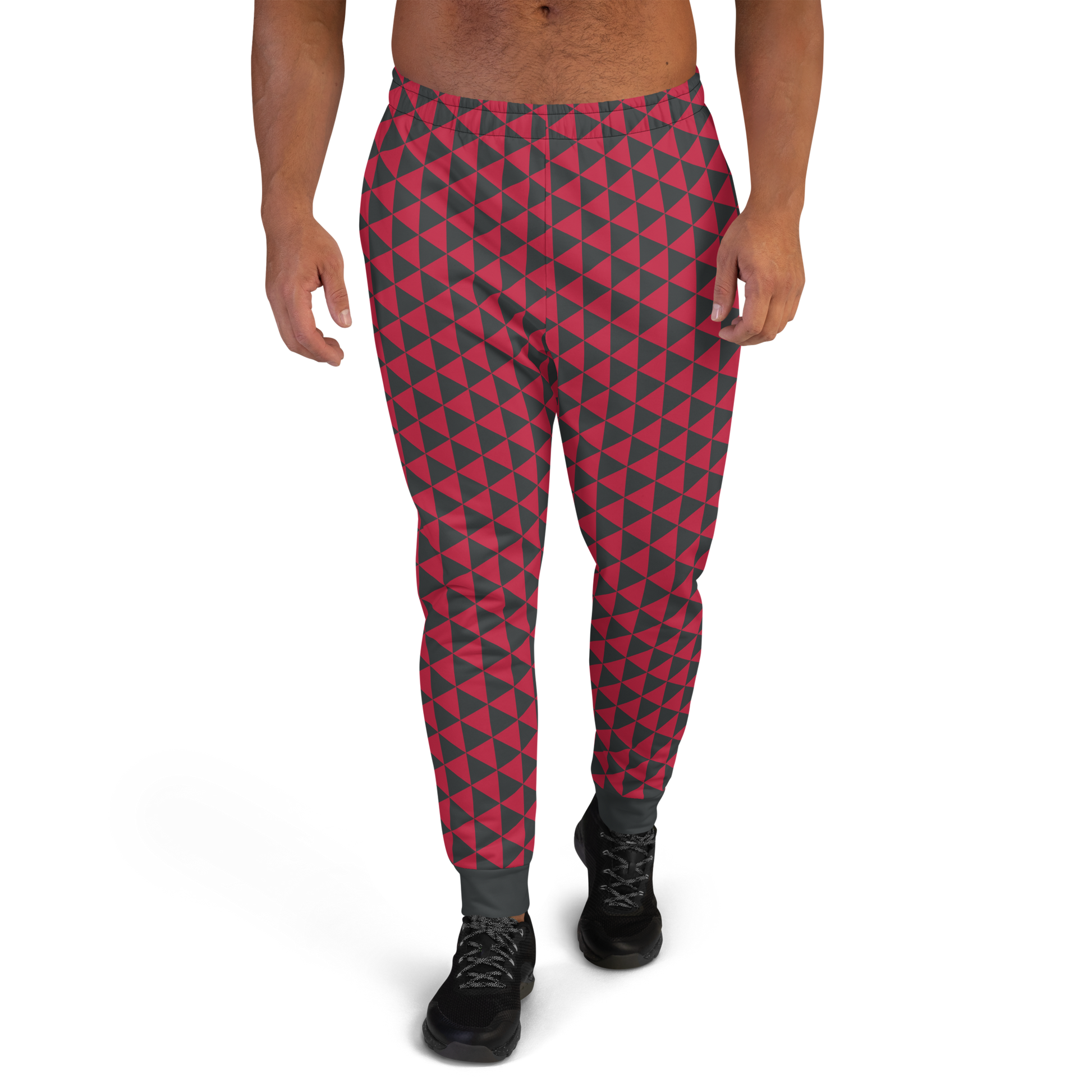 Red Uroko Men's Joggers - Oni Threads