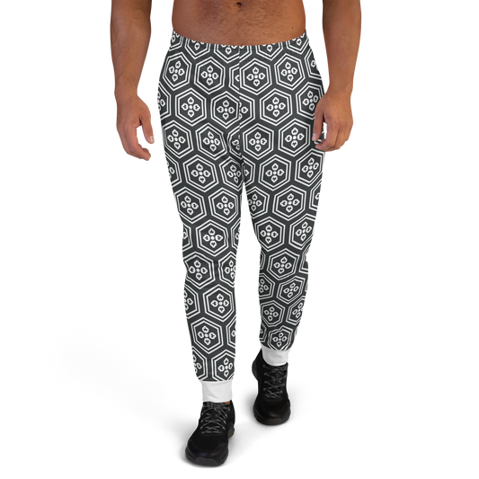 Charcoal Kikkou Men's Joggers - Oni Threads